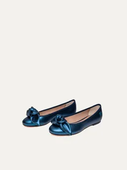 BIKKOU BIKKOU Damen vegan Ballerinas 9:30am Hearing In Court Electric Blue – Produktbild 1 von 1