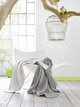 biederlack biederlack Wohn-und Kuscheldecke "Duo Cotton" tolle Farben – Produktbild 1 von 1