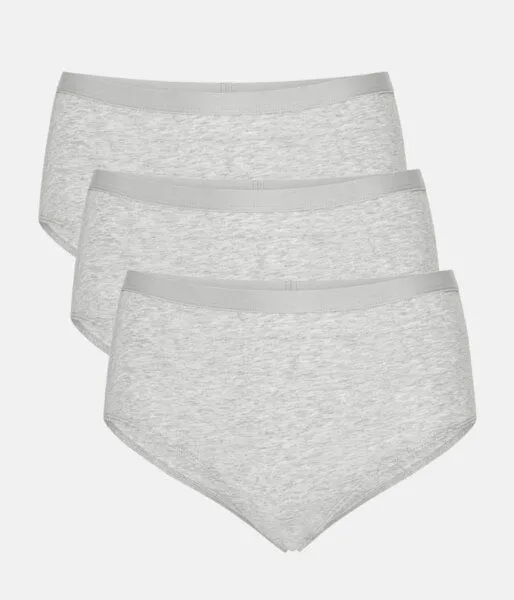 Copenhagen Bamboo 3 Paar graue Maxislips aus Bambus – Produktbild 1 von 2