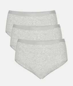 Copenhagen Bamboo 3 Paar graue Maxislips aus Bambus – Produktbild 1 von 1