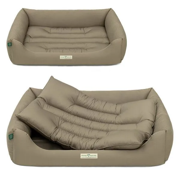 HOUND & NATURE HOUND & NATURE Öko Hundebett LUZERN, Taupe, – Produktbild 3 von 7