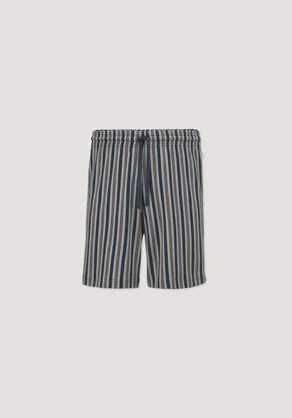 hessnatur hessnatur Schlafshorts PURE COTTON aus reiner Bio-Baumwolle, Nebelblau, – Produktbild 3 von 4