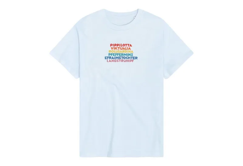 Bavarian Caps Bavarian Caps T-Shirt Bavarian Caps Damen T-Shirt "Pippilotta Viktualia" (T-Shirt, T-Shirt), Weiß, – Produktbild 1 von 5