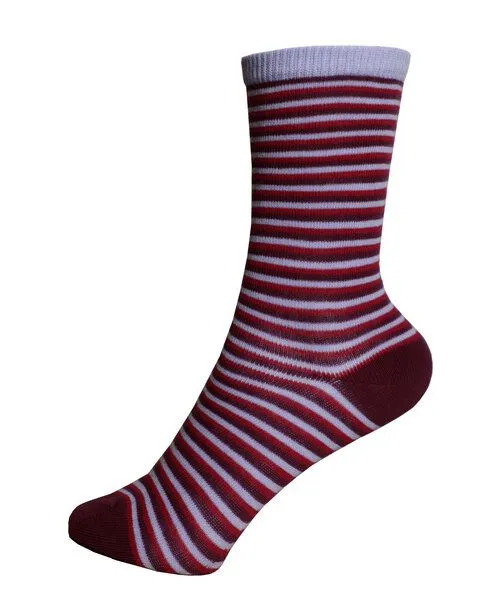 Leela Cotton Leela Cotton Kids Socken Bio Baumwolle Elasthan, Navy-sand geringelt, – Produktbild 3 von 3