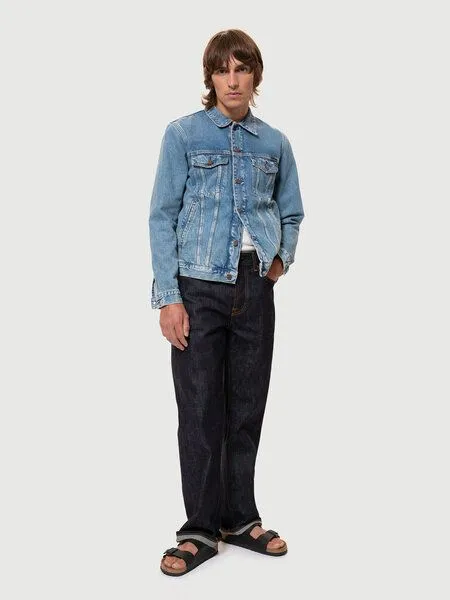 Nudie Jeans Nudie Jeans Jeansjacke - Robby Vintage, Blue (blau), – Produktbild 2 von 4