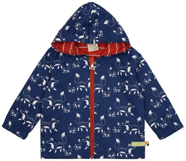 loud + proud loud + proud Babys & Kinder Wasserabweisende Jacke, GOTS-zertifiziert, Ultramarine(blau), – Produktbild 1 von 2