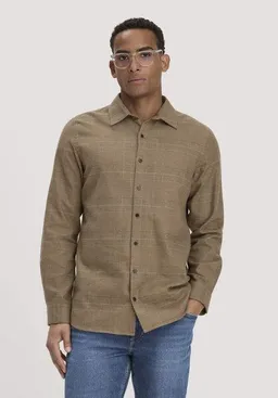 hessnatur hessnatur Flanell Karo Hemd Regular aus Bio-Baumwolle mit TENCEL Lyocell – Produktbild 1 von 1