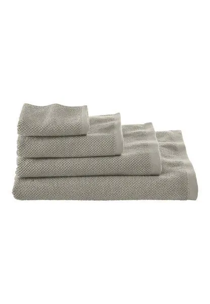 hessnatur hessnatur Frottier-Handtuch mit Reiskornstruktur aus reiner Bio-Baumwolle, Kaschmir, – Produktbild 4 von 5