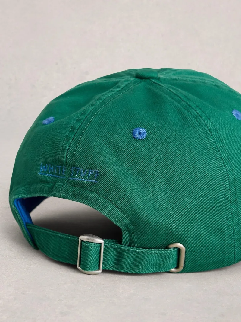 White Stuff Baseballkappe aus Baumwolle - Einheitsgröße, Mittelgrün, – Produktbild 2 von 2