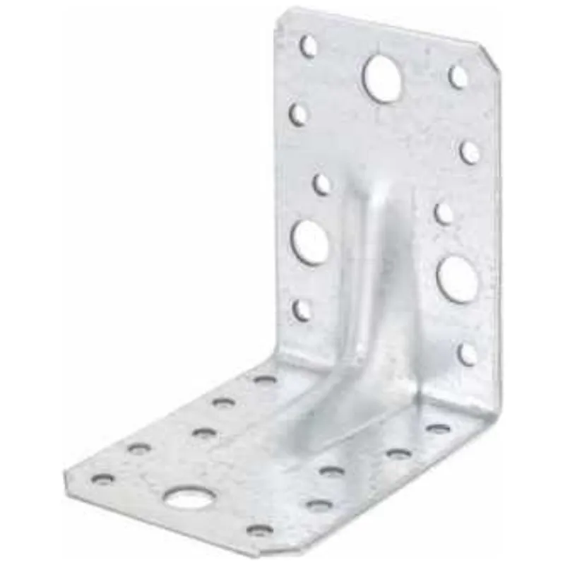 Alberts ALBERTS Schwerlast-Winkelverbinder mit Sicke, 105 x 105 x 90 mm, sendzimirverzinkt – Produktbild 1 von 1