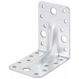 Alberts ALBERTS Schwerlast-Winkelverbinder mit Sicke, 105 x 105 x 90 mm, sendzimirverzinkt – Produktbild 1 von 1