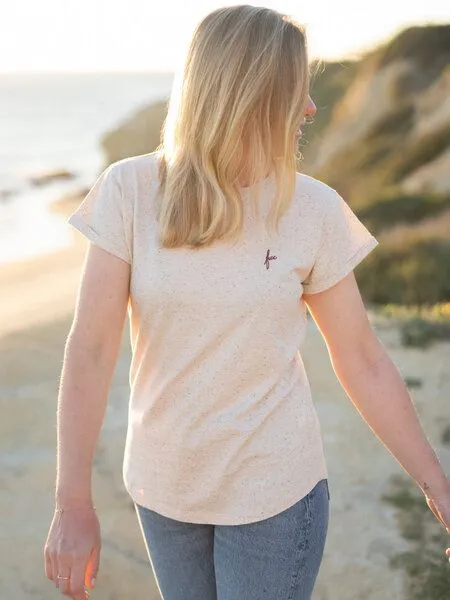 FUXBAU FUXBAU Frauen fux T-Shirt - highlights beige, Highlights beige, – Produktbild 4 von 4