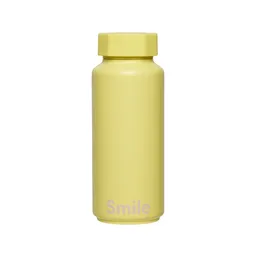 Design Letters Thermoflasche – Gelb, Smile – Produktbild 1 von 1