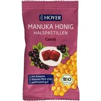 HOYER HOYER Bio-Halspastillen "Manuka Honig" mit Cassis, 30 g – Produktbild 1 von 1