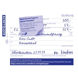Avery Zweckform Avery Zweckform Formularbuch '1735' Quittung ECF – Produktbild 1 von 1