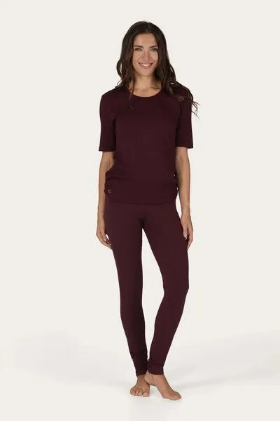 Urban Goddess Urban Goddess Dry Fit Yoga Shirt Kami, Fig (lila), – Produktbild 5 von 5