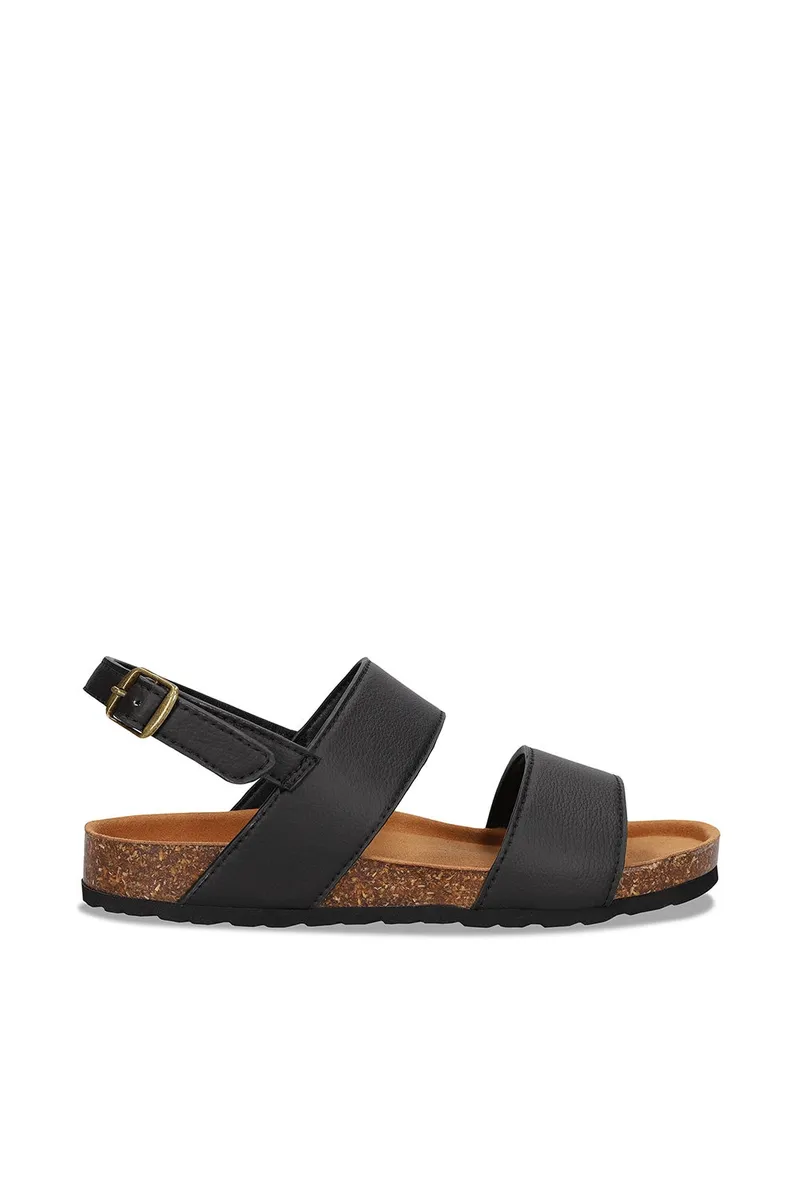 NAE NAE Herren vegan Sandalen Mak Veganes Öko-Leder Schwarz, Schwarz, – Produktbild 1 von 2
