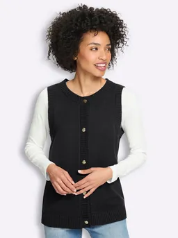 heine heine Strickweste Strickweste Ärmellos Feinstrick – Produktbild 1 von 1