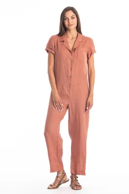 RAVENS VIEW IBIZA RAVENS VIEW IBIZA Damen vegan Jumpsuit Portofino Bronze – Produktbild 1 von 1