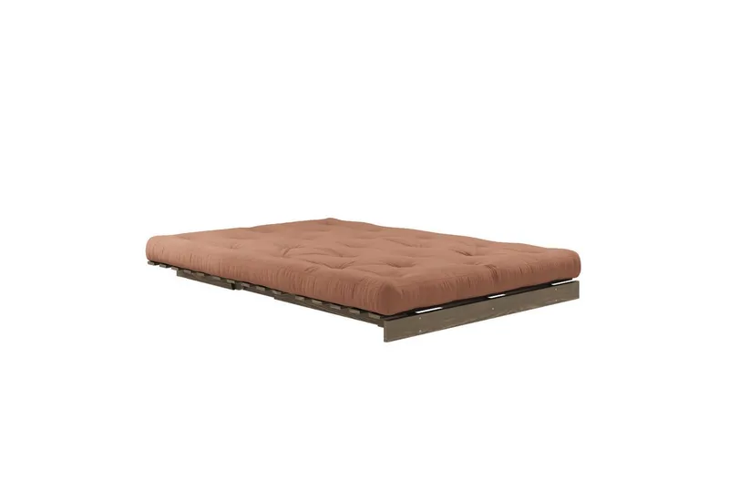 Karup Design Daybett Roots Sofa Bed, Schlafsofa, Bettfunktion, FSC®-Massivholz, Inkl. Futonmatratze, Made in Europe, langlebig, B: 140 oder 160 cm, Braun, – Produktbild 4 von 5