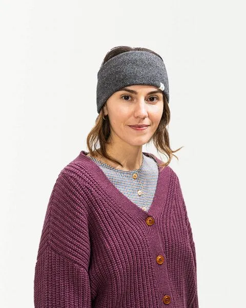 MATONA Matona Gestricktes Stirnband für Kinder und Erwachsene / Knitted Headband, Graphite, – Produktbild 2 von 2