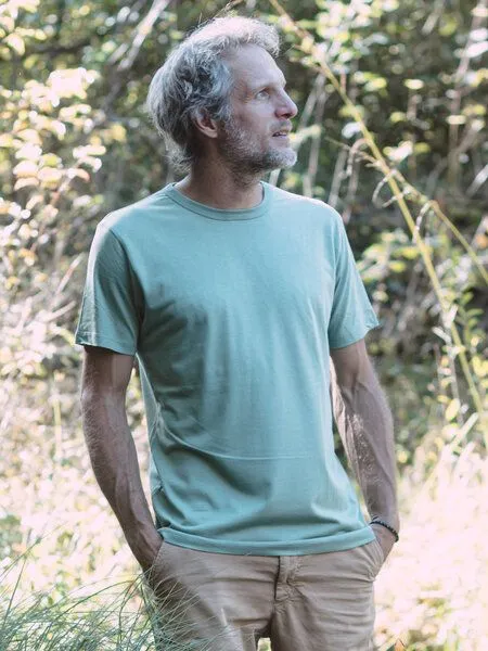 Life-Tree Life-Tree Fairwear Bambus Basic Shirt Men, Grün, – Produktbild 2 von 4