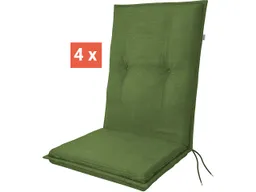 Doppler doppler Auflage "STAR" Midi, 4er-Pack, 110x48x6 cm, Polyester, grün – Produktbild 1 von 1
