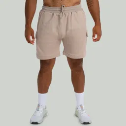 GymBeam OG1 STRIX Shorts in Taupe L – Produktbild 1 von 1