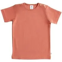 Leela Cotton Baby Kinder Kurzarmshirt Bio-Baumwolle T-shirt "Leela Cotton", Tabasco, – Produktbild 1 von 1