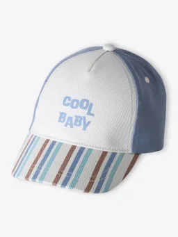 Vertbaudet Baby Baumwollcap COOL BABY mit er Schirmkappe salbei – Produktbild 1 von 1