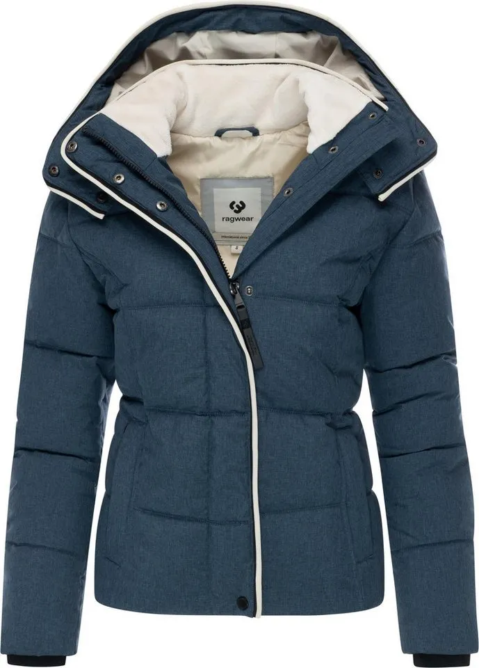 ragwear ragwear Winterjacke Gleama Melange YOUMODO Wasserdichte Steppjacke mit abnehmbarer Kapuze, Blau, – Produktbild 5 von 5