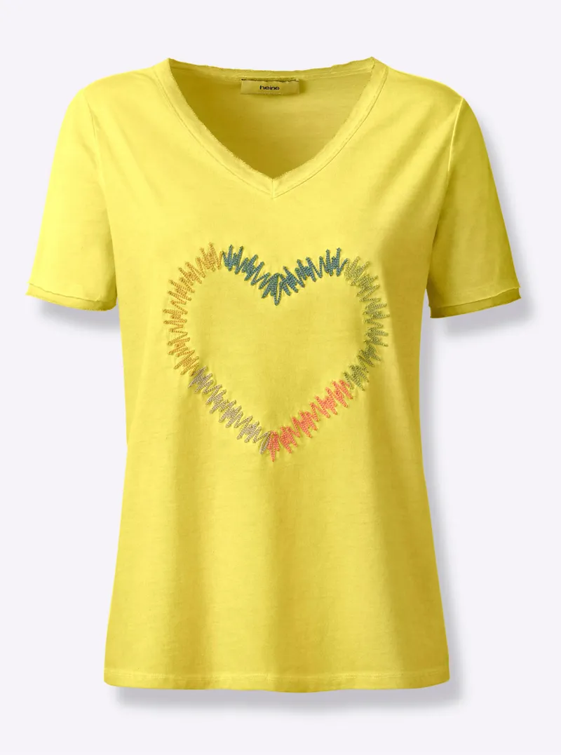 heine T-Shirt limone, Limone, – Produktbild 2 von 2