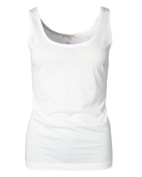 Alma & Lovis Alma & Lovis Top aus Bio-Baumwolle | Basic Top, Weiß, – Produktbild 1 von 2