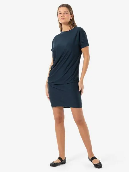Super.Natural Super.Natural Kleid YOGA LOOSE BIO J DRESS für Damen, Merino, Blueberry, – Produktbild 1 von 3