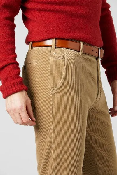 Meyer MEYER Superstretch Premium Cord Chino, Braun (sand), – Produktbild 4 von 4