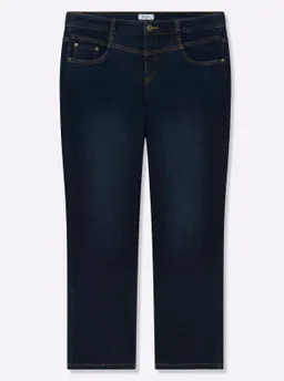sheego 5-Pocket-Jeans dark blue – Produktbild 1 von 1