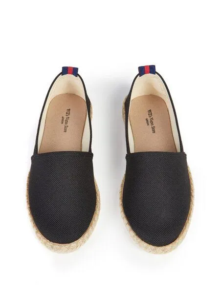 Will's Vegan Store Will's Vegan Store Recycelte Espadrille-Loafer, Beige segeltuch, – Produktbild 3 von 4