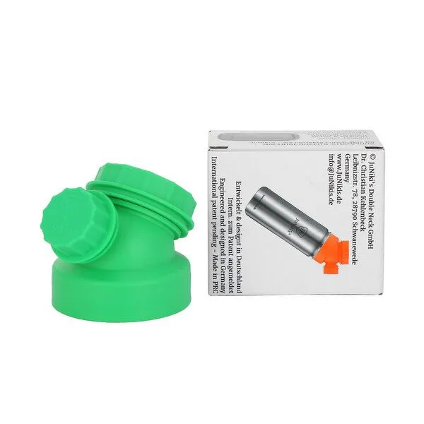 JN JuNiki's JN JuNiki's JuNiki´s® innovativer Weithals-Trinkflaschen-Deckel in 8 Farben, Grün, – Produktbild 3 von 3