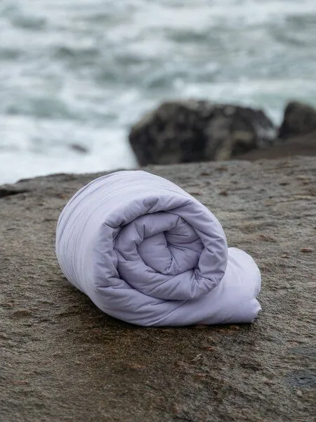 erlich textil erlich textil Cotton Select Flanell Bettdeckenbezug aus Bio-Baumwolle, made in Europe, Lavendel, – Produktbild 4 von 6