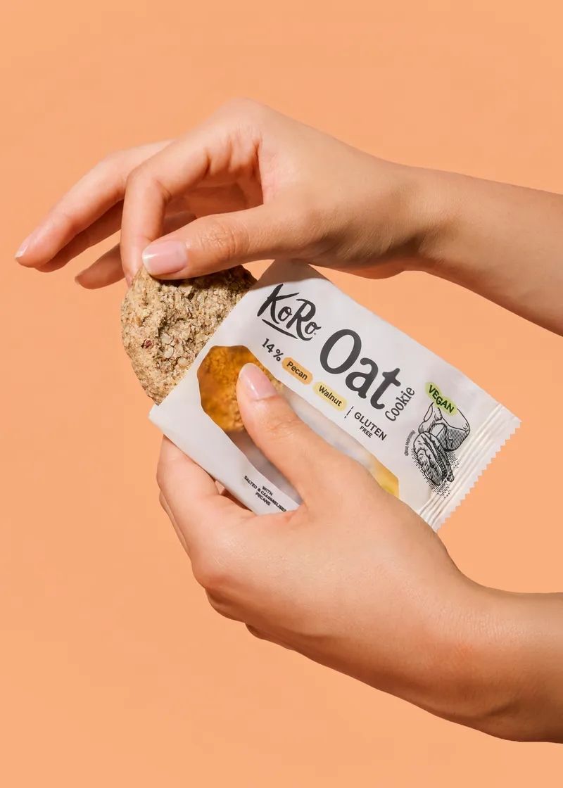 KoRo Bio Cookie Caramelised Pecan Walnut | 12 x 50 g – Produktbild 3 von 5