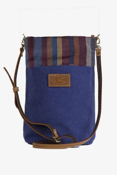 Dragolina Dragolina Umhängetasche Willow mit Webstoff der Pwo Karen, Azurblau (blau), – Produktbild 3 von 4