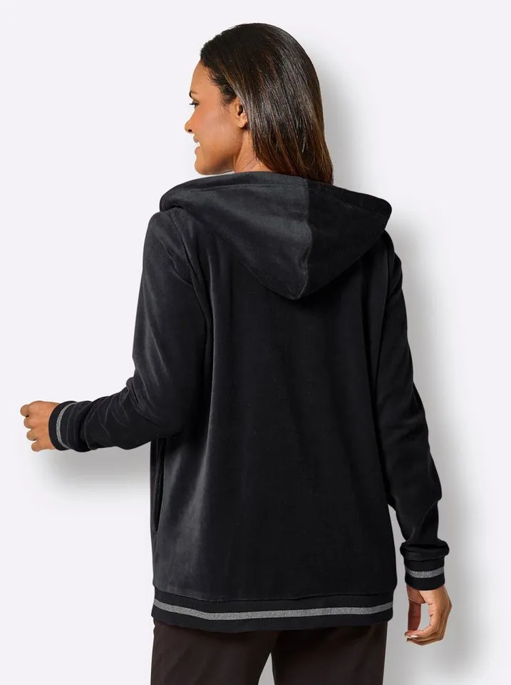 Witt Witt Trainingsjacke Jacke Langarm, Schwarz, – Produktbild 2 von 5