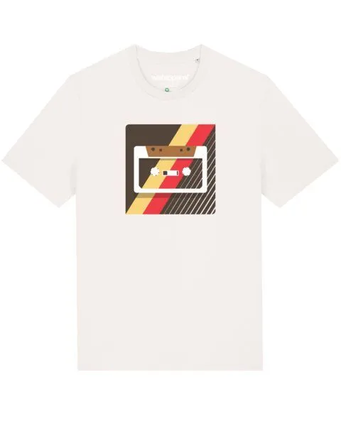watapparel watapparel T-Shirt Unisex Kassette, Off white, – Produktbild 1 von 4