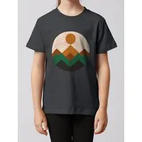 watabout.kids watabout.kids T-Shirt Kinder Geometric Landscape 2, Anthracite, – Produktbild 1 von 1