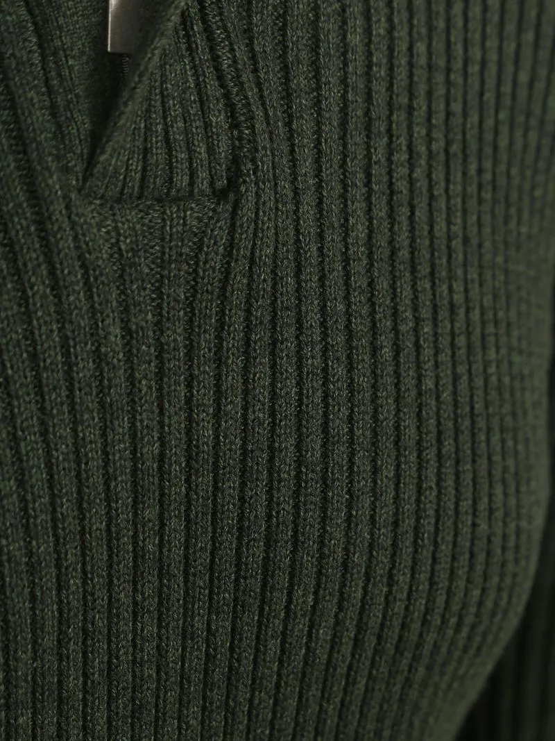 Suitable Suitable Mou Half-Zip Pullover Dunkelgrün - Größe XXL, Dunkelgrün, – Produktbild 5 von 5