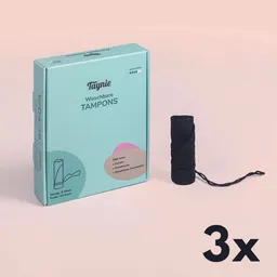 Taynie Taynie Waschbare Tampons extra stark (8 Stk.) Biozidfrei wiederverwendbar 90°C Stofftampons – Produktbild 1 von 1