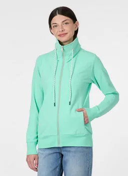 ragwear ragwear Sweatjacke RONETTE B Dünne Baumwollmischung mit Marken-Stickerei am Kragen – Produktbild 1 von 1