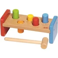 Goki goki Hammerbank aus Holz 7-teilig 21 x 8,8 x 8,5 cm – Produktbild 1 von 1