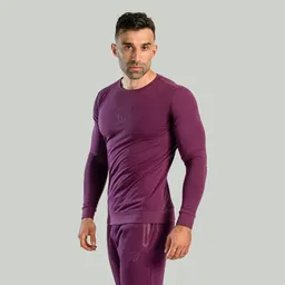 GymBeam OG1 STRIX Essential Langarm-Shirt in Plum L – Produktbild 1 von 1