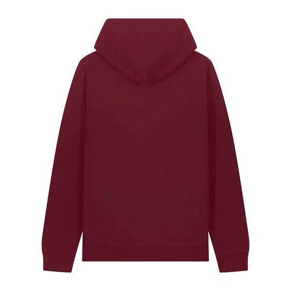 YTWOO YTWOO Unisex Kapuzenpullover mit Seitentaschen aus Bio Baumwolle und recyceltem PET, Burgundy, – Produktbild 2 von 3